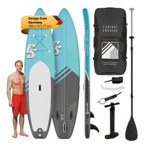Capital Sports Lanikai Cruiser 10.8, paddleboard gonflabil, set cu placă SUP, 330 × 77 × 15 imagine