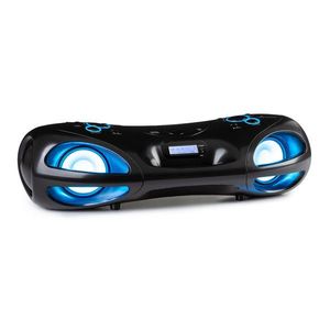 Auna Spacewoofer DAB Boombox, CD player, DAB +, VHF, Bluetooth, telecomandă, LED imagine