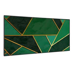 Klarstein Wonderwall Air Art Smart, încălzitor cu infraroșu, linie verde, 120 x 60 cm, 700 W imagine
