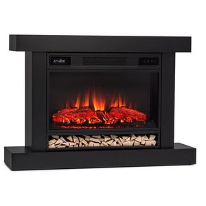 Klarstein Vulsini Hideaway, șemineu electric, 1900 W, tehnologie LED, telecomandă, alb imagine