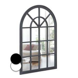 Casa Chic Savile, oglinda frantuzeasca in aspect de fereastra, rama din lemn, 120 x 80 cm imagine