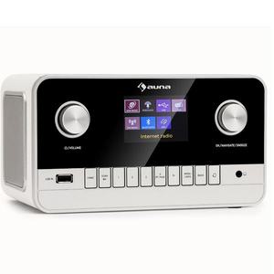 Auna Connect 100 MKII, Internet radio, Media Player, Bluetooth, DAB/DAB+, control prin aplicații imagine