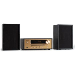 Auna Berklee, sistem stereo HiFi, Bluetooth, difuzoare stereo, UWK, MP3, USB, Line-In imagine