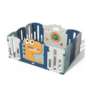 Babify Pătuț de joacă cu construcție modulară, rezistent la intemperii, pliabil și antiderapant pentru utilizare în aer liber/în interior imagine