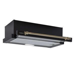 Klarstein Vilhelmine 60 Retro, hotă cu ecran plat, EEK B, Debit de aer suflat: 332 m³/h cu posibilitate de extindere imagine