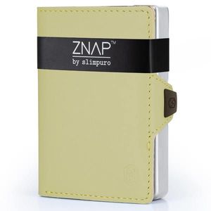 Slimpuro ZNAP, portofel subțire, 12 cărți, compartiment pentru monede, 8, 9 × 1, 8 × 6, 3 cm (L × Î × l), protecție RFID imagine