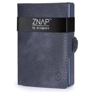 Slimpuro ZNAP, portofel subțire, 8 cărți, compartiment pentru monede, 8, 9 × 1, 5 × 6, 3 cm (L × Î × l), protecție RFID imagine