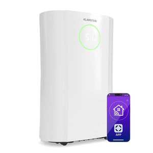 Klarstein DryFy ProConnect 24L Dezumidificator, 24 l/zi, 30 m², WiFi, Aplicație, Indicator LED, Cronometru 24 de ore imagine