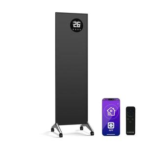 Klarstein Încălzitor cu infraroșu Wonderwall Smart Bornholm, 400 W, Control inteligent imagine