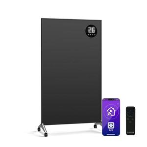 Klarstein Wonderwall Smart Bornholm Încălzitor cu infraroșu, 800 W, Control inteligent, montaj pe perete, Afișaj LED imagine