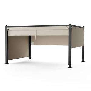 Blumfeldt Altan Pantheon Cortina 3x4 m, rezistent la intemperii, aluminiu, vopsea pulbere, jaluzele imagine