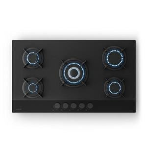 Klarstein Plita pe gaz Velaire, cu 5 arzătoare și aprindere electrică, compatibilă cu gaz natural și GPL, 10400 W, 90 cm. imagine