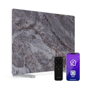 Klarstein MarmoHeat panou infraroșu | 600 W | 5 - 9 m² | design marmură | 70 cm x 100 cm imagine