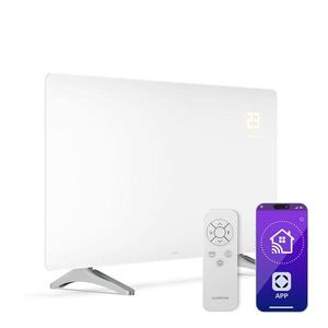 Klarstein Panou cu infraroșu Wonderglass | 720 W | 8 - 15 m² | Design modern din sticlă | 120 cm x 68 cm imagine