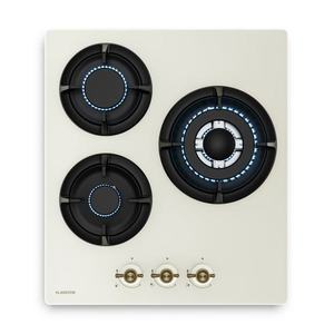 Klarstein Plită pe gaz Victoria | 3 arzătoare din aluminiu | compatibilă cu gaz natural și GPL | 6050 W | 45 cm imagine