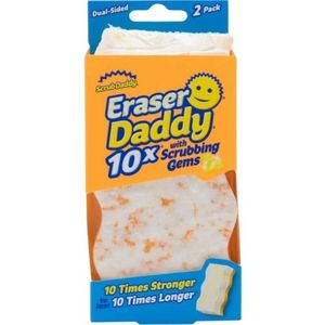 Scrub Daddy Eraser Daddy bureți magici de 10x mai puternici 2 bucăți imagine