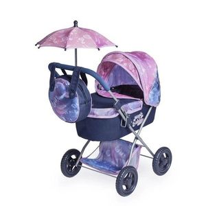 Rappa DeCuevas 85076 Cărucior pliabil pentrupăpuși cu umbrelă și geantă Magic Bubble 2024 imagine