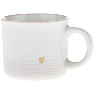 Cană de porțelan Inimioară aurie 100 ml imagine