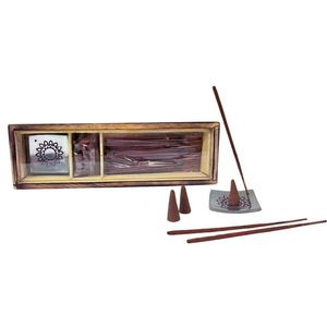 Set cadou din lemn cu bețișoare parfumate Arome, Patchouli imagine