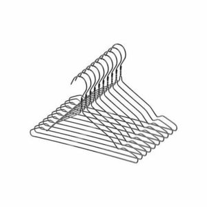 Compactor Set 10 umerașe din metal, negre, negru imagine