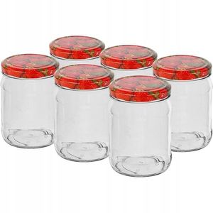 Set de borcane cu capac Browin 11252 Twist 500 ml, 6 buc. imagine