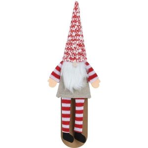 Decorațiune de Crăciun pentru sticlă Spiriduș, 29 cm, roșu, roșu imagine