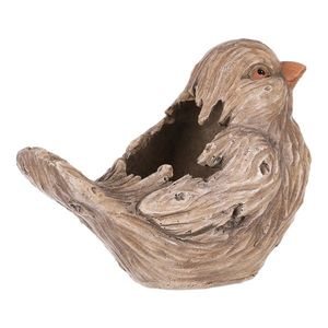 Recipient pentru flori Pasăre, 19 x 15 x 13 cm, poliresină imagine