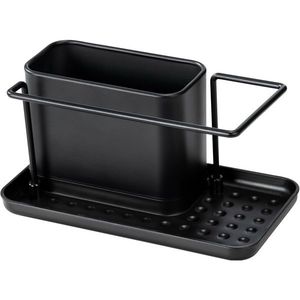 Organizator de spălat vase Wenko Orio din oțelinoxidabil, negru, negru imagine