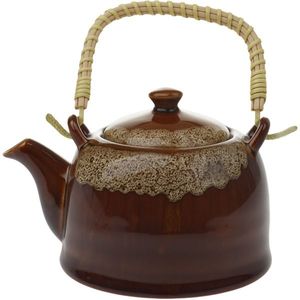 Ceainic din ceramică 850 ml, bej, bej imagine