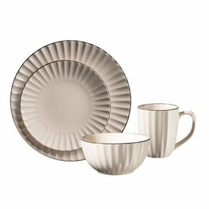 Serviciu de masă Mäser OSITA WHITE, 16 piese imagine