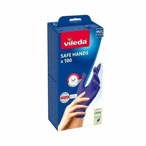 Vileda Safe Hands mănuși M/L 100 bucăți, M / L imagine