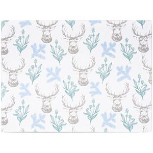 Set avantajos de naproane de masă de Crăciun Ren, 33 x 45 cm, 4 buc. imagine