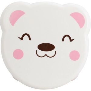 Scaun pentru copii Hatu Ursuleț, 23 x 22 x 21 cm, plastic, alb imagine