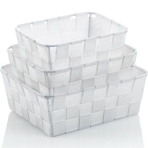 Set de coșuri de depozitare din 3 piese Kela Alvaro, alb imagine