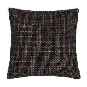 Husă pentru pernă Isla, 45 x 45 cm, negru, negru imagine