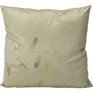 Pernă Leaves bej, 45 x 45 cm, bej imagine