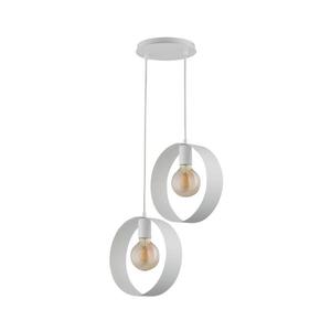 Lustră pe cablu HAPPY 2xE27/60W/230V albă imagine