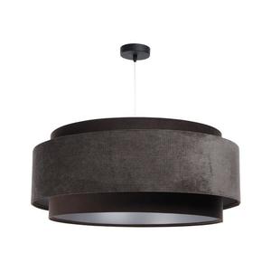 Lustră pe cablu DOBLO 1xE27/60W/230V d. 60 cm maro/argintiu imagine