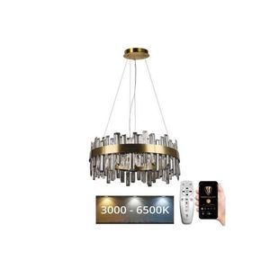 Lustră LED de cristal dimabilă pe cablu LED/80W/230V + telecomandă imagine