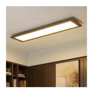Plafonieră LED dimabilă Brilagi SLIMFRAME WOOD LED/58W/230V 124x34 cm + telecomandă imagine