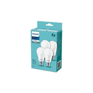 SET 4x bec LED Philips A60 E27/10W/230V 4000K imagine