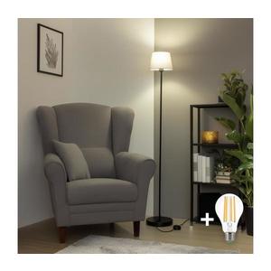 Brilagi - Lampă de podea LED CERIA 1xE27/40W/230V Ø 20, 5 cm gri/negru imagine