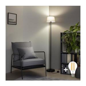 Brilagi - Lampadar LED CERIA 1xE27/40W/230V Ø 25 cm gri/negru imagine