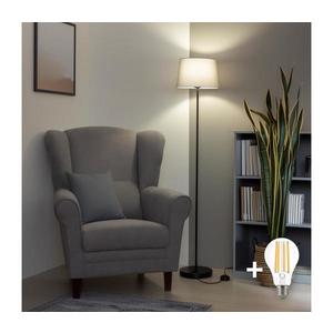 Brilagi - Lampă de podea LED CERIA 1xE27/40W/230V Ø 30 cm gri/negru imagine