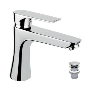 FERRO - Baterie pentru lavoar ALGEO SQUARE cu l clic-clac, crom lucios imagine