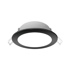 Brilagi - Plafonieră încastrată LED pentru baie, 4, 8W, 230V, 3000K, negru, IP65 imagine