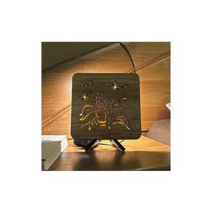 Li-Go 5788/DUB2 - Lampă LED decorativă de masă LED/12W/230V 19x19 cm stejar/Micul Prinț imagine