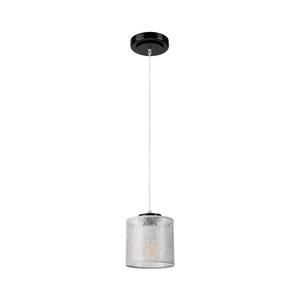 Pendul pe cablu ROSA 1xE27/60W/230V negru/gri imagine