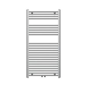 Novaservis - Radiator pentru baie tip scară, drept, crom lucios, 423 W/230 V, 120 x 60 cm imagine