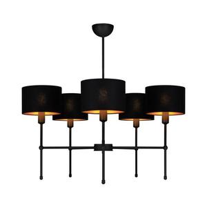 Lustră pe tijă MADELA 5xE14/40W/230V neagră imagine